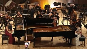 Bach Concerto for 2 Pianos in C minor - Tanja Zhou and Alma Deutscher