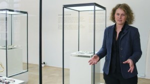 At the Viking Ship Museum with Professor Marianne Vedeler