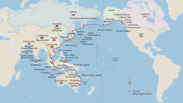 Australia, Asia & Alaska