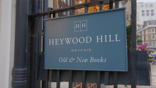 Anne Diamond interviews Nicky Dunne in the Heywood Hill bookshop