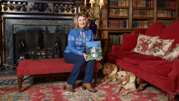 At Home at Highclere Castle: The Library