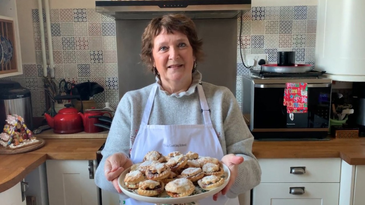 Christmas Cooking with writer Karen S. Burns-Booth)