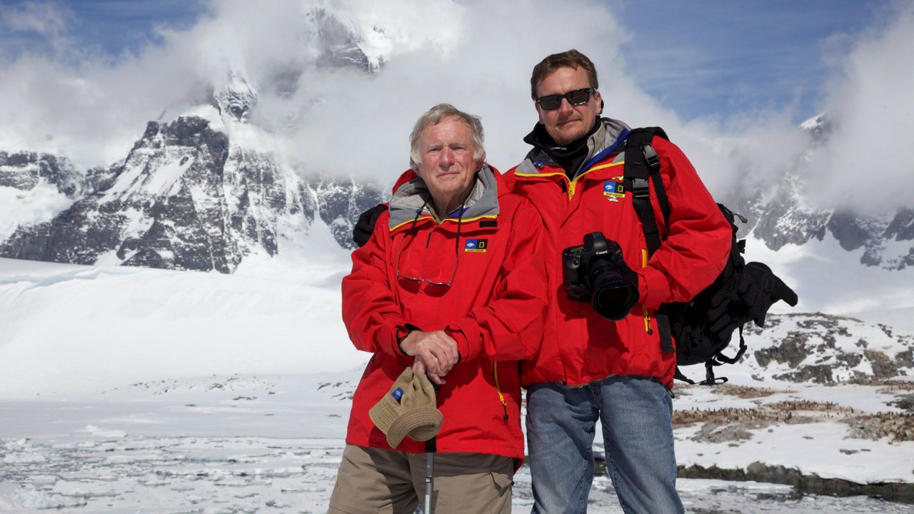 Anne Diamond interviews Oceanographer Don Walsh and his son Kelly Walsh)