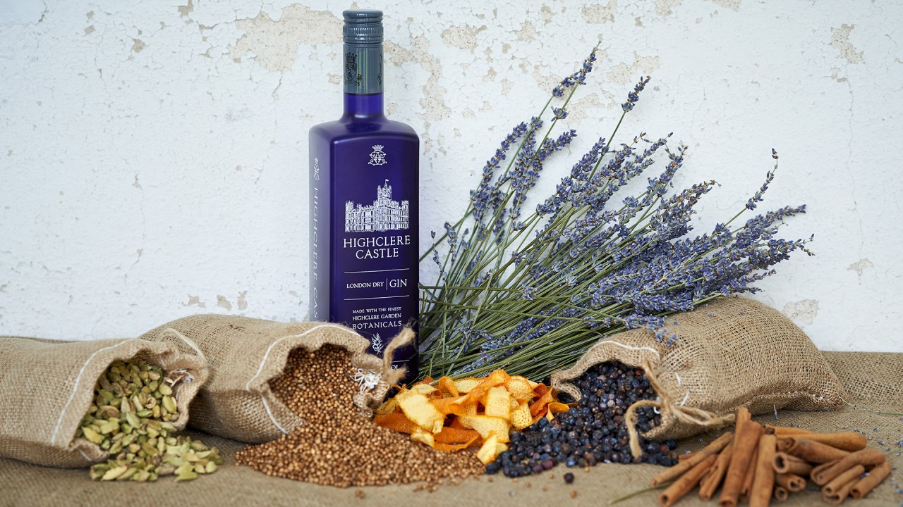 Highclere Castle Gin masterclass with Butler Luis and Lord and Lady Carnarvon)