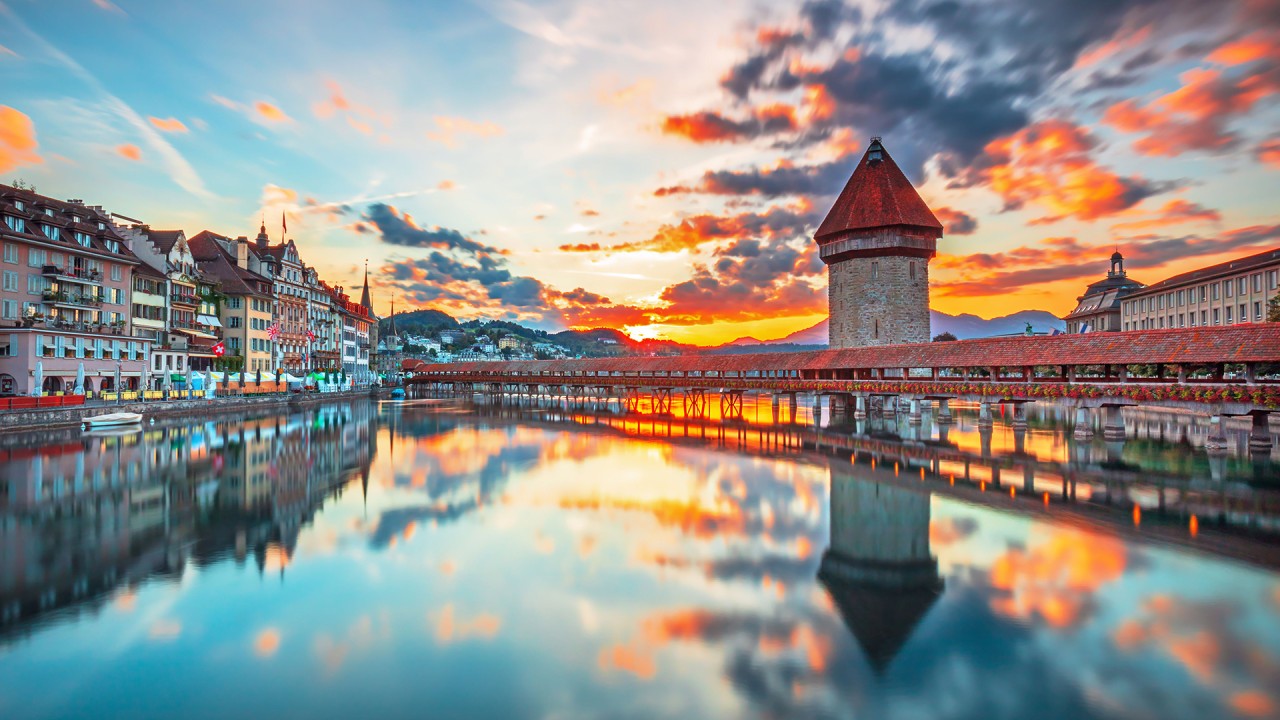 At home in the Swiss city of Lucerne with Karine Hagen