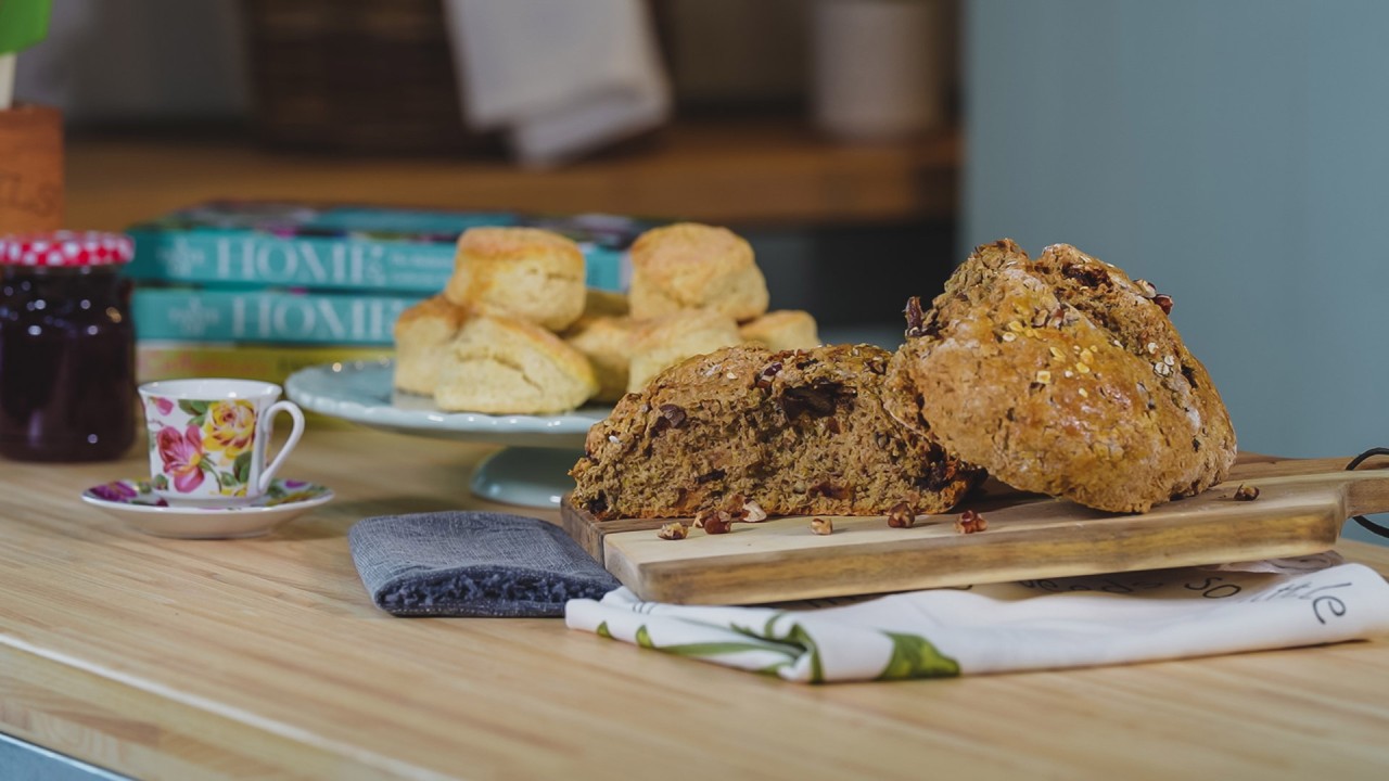 Bake Irish soda bread at Ballyknocken House with Irish TV chef Catherine Fulvio)