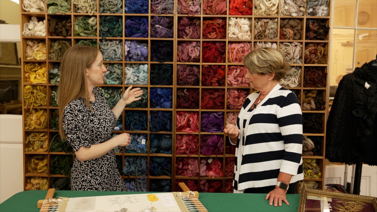 Anne Diamond unravels the legacy of the Royal School of Needlework)