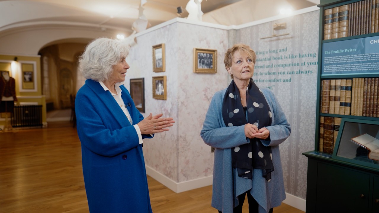 Anne Diamond journeys to the UNESCO-listed Blenheim Palace )