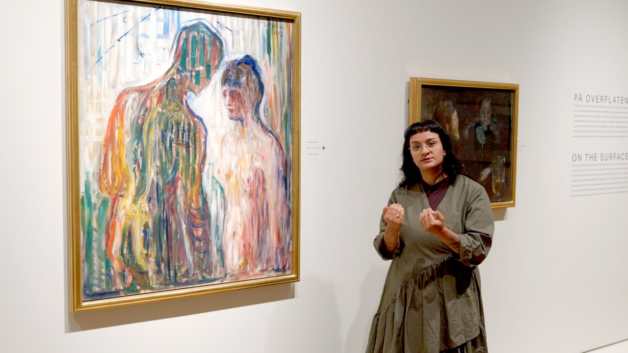 Delve into the world of Edvard Munch with art historian Zeenat Amiri)
