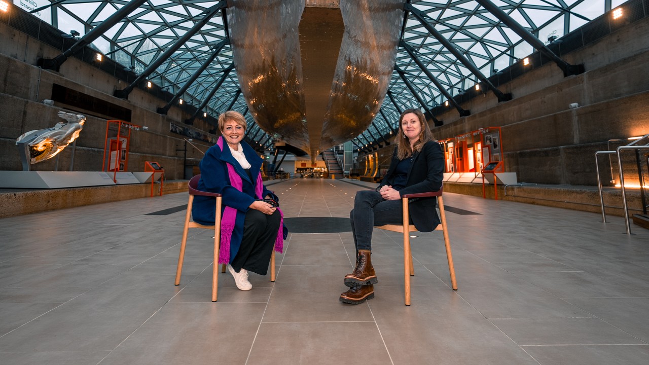 Visit the historic Cutty Sark with Anne Diamond & Louise Macfarlane)