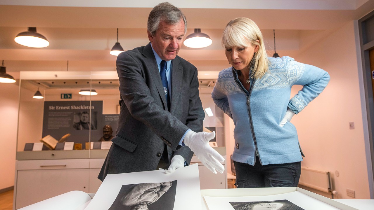 Scott Polar Institute with Professor Julian Dowdeswell)